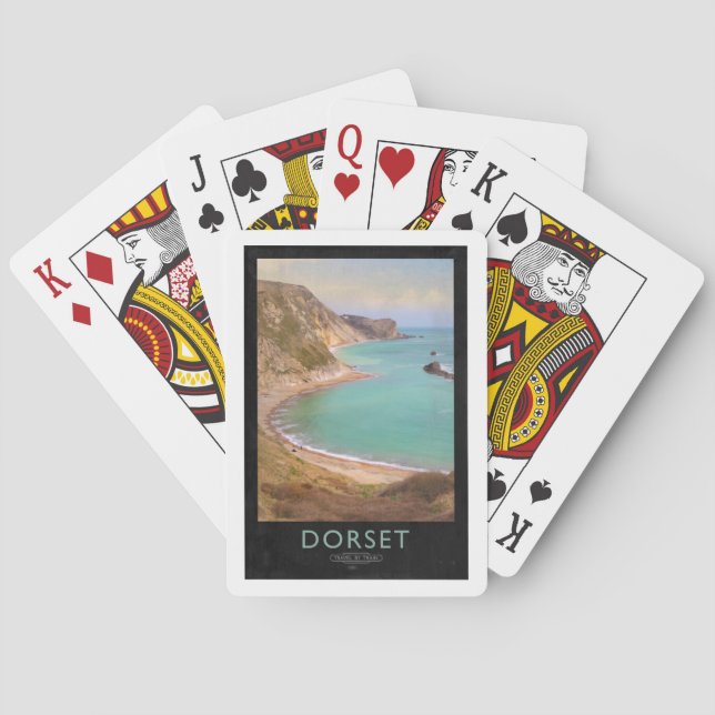 Dorset Railway Poster Playing Cards (Back)
