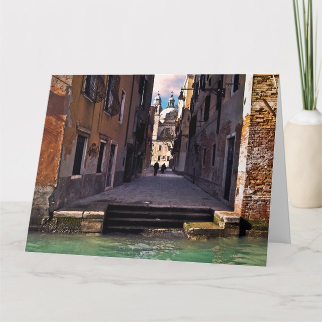 DORSODURO MORNING Large Greeting Card (Front)