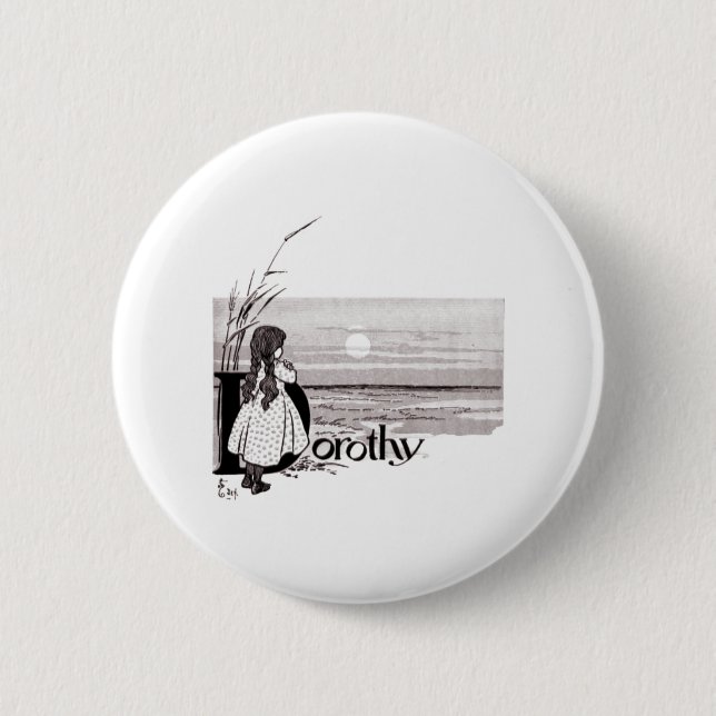Dorthy 6 Cm Round Badge (Front)