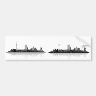 Dortmund City Skyline car sticker