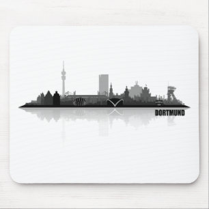 Dortmund City Skyline Mouse Mat