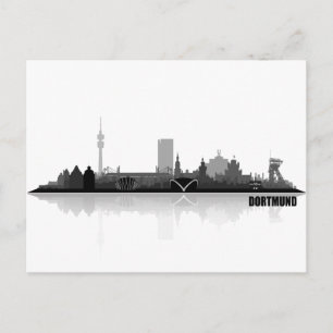 Dortmund City Skyline Postcard