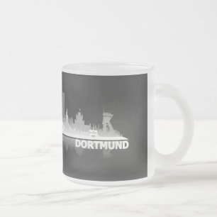 Dortmund City Skyline Tasse Frosted Glass Coffee Mug