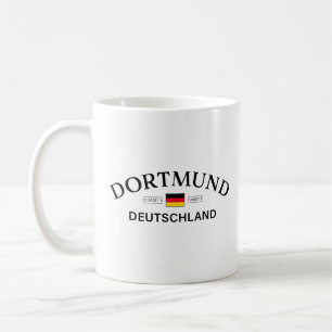 Dortmund Deutschland Coordinates German Coffee Mug