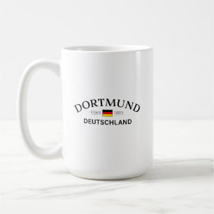 Dortmund Deutschland Coordinates German Coffee Mug