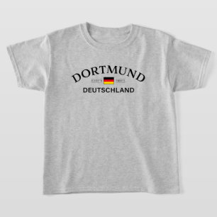 Dortmund Deutschland Coordinates German Kids T-Shirt