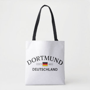 Dortmund Deutschland Coordinates German Tote Bag