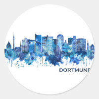 Dortmund Germany Skyline Blue