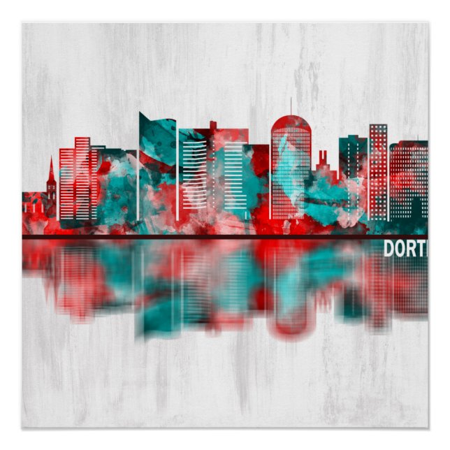 Dortmund Germany Skyline Poster (Front)