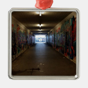 Dortmund underground station Grafitti Metal Tree Decoration