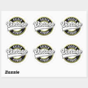 Dortmund vintage style logo, classic round sticker