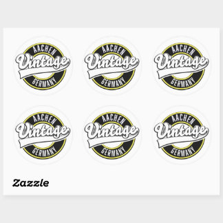 Dortmund vintage style logo, classic round sticker
