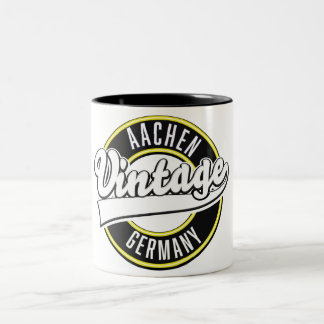 Dortmund vintage style logo, Two-Tone coffee mug