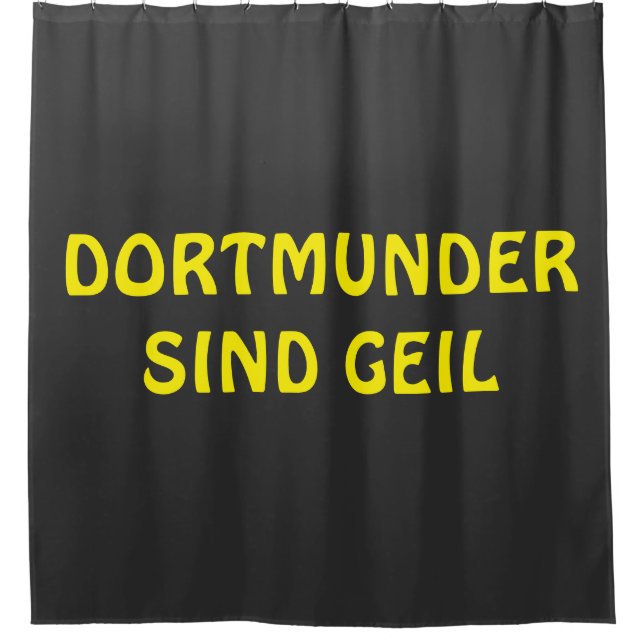 Dortmunder are a gay design shower curtain (Front)