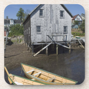 Dory builder,Lunenburg, Nova Scotia, Canada Coaster