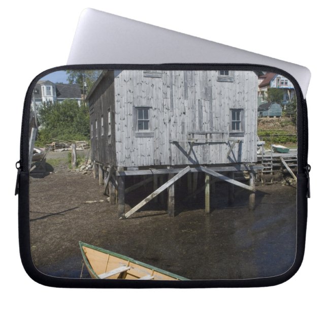Dory builder,Lunenburg, Nova Scotia, Canada Laptop Sleeve (Front)