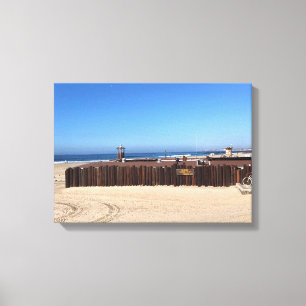 Dory Fishing Fleet, Newport Beach, California Canvas Print