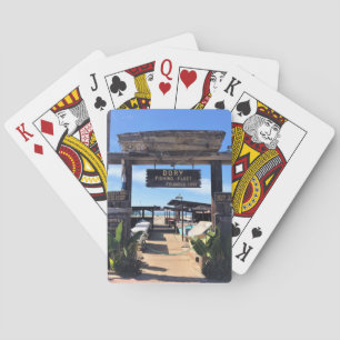 Dory Fishing Fleet, Newport Beach, California Playing Cards