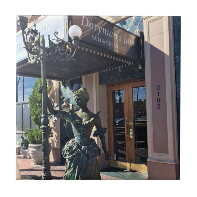 Doryman's Inn, Newport Beach, California Tile (Front)