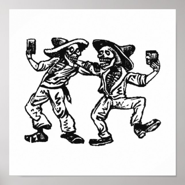 Dos Amigos Posada Calavera Poster (Front)