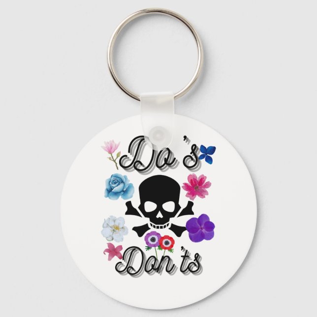 Do's and Don'ts Key Ring (Front)