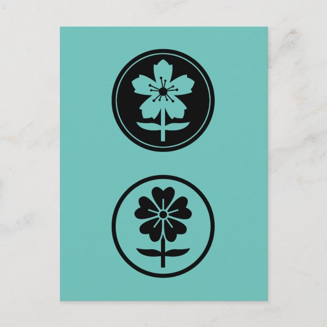 dos flores postcard (Front)