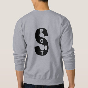DOS Gray Sweat-Shirt Men DESIGN SPORT Sweatshirt