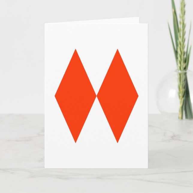 Dos rombos card (Front)