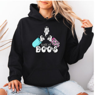 Dose of Boos Spooky Medical Ghost Halloween Hoodie