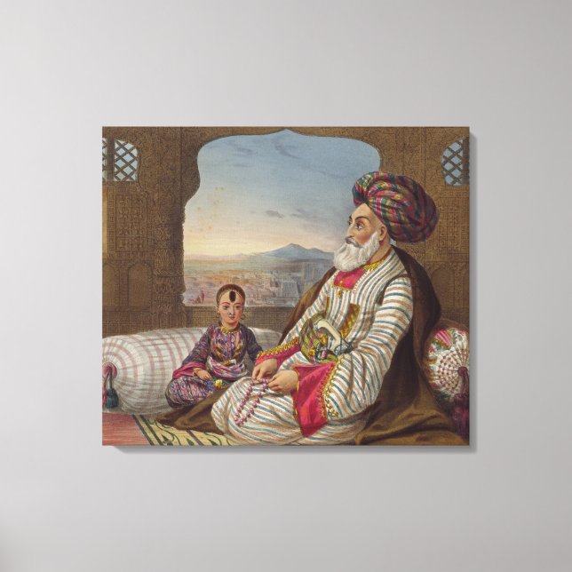 Dost Mahommed (1793-1863) King of Caubul and his Y Canvas Print (Front)
