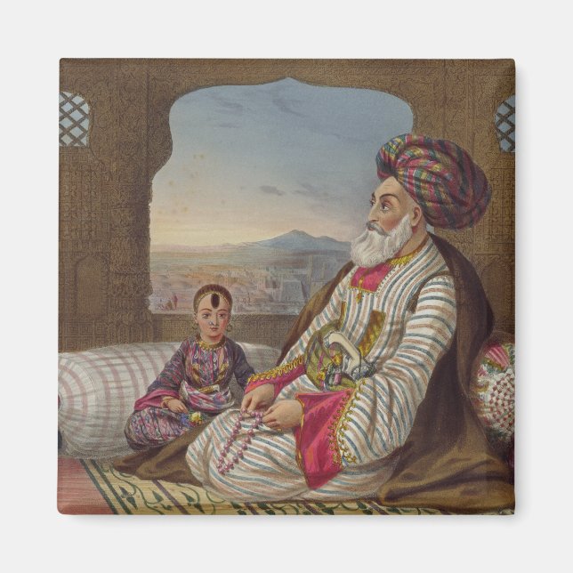 Dost Mahommed (1793-1863) King of Caubul and his Y Magnet (Front)