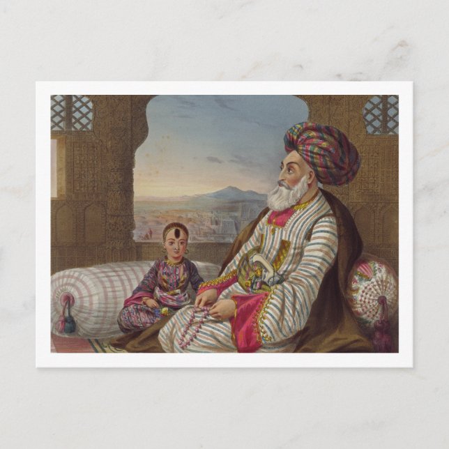 Dost Mahommed (1793-1863) King of Caubul and his Y Postcard (Front)