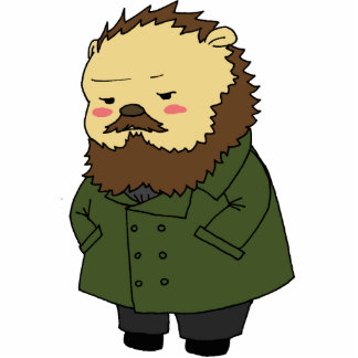 Dostoevsky hedgehog  desk sculpture standing photo sculpture