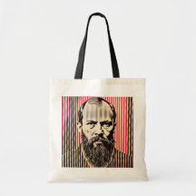 Dostoevsky in BAUHAUS optical illusion style