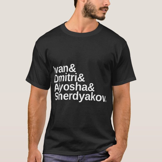 Dostoevsky The Brothers Karamazov T-Shirt (Front)