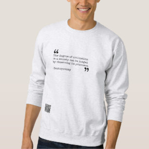 Dostoyevsky civilisation sweatshirt