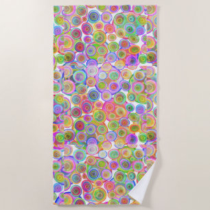 Dot Art 2 Beach Towel