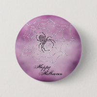 Dot Art Black Widow Spider in Web