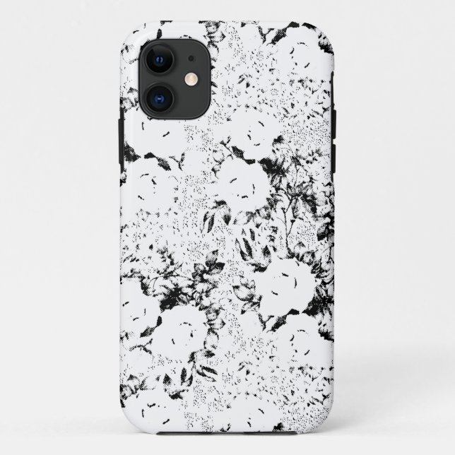 Dot, Black Cow Case-Mate iPhone Case (Back)