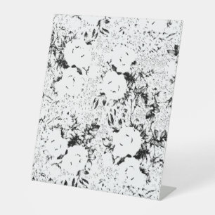 Dot, Black Cow Pedestal Sign