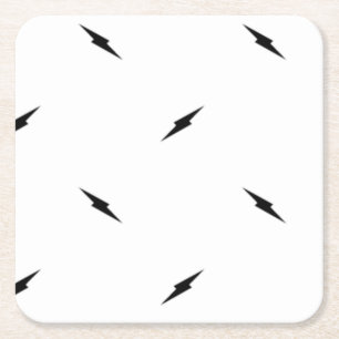 Dot, Black Paper Coaster