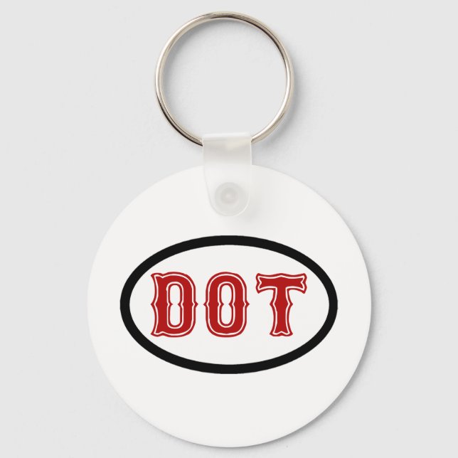 DOT City Key Ring (Front)