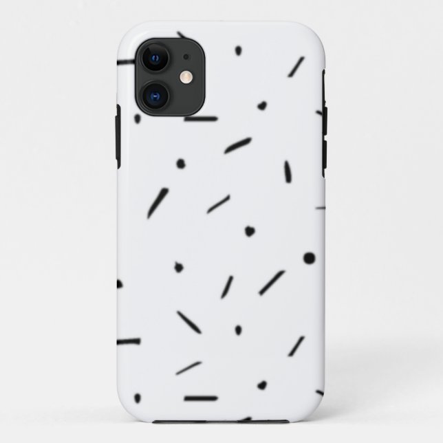 Dot, Dark Grey, Charcoal Case-Mate iPhone Case (Back)