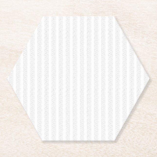 Dot, Dark Grey, Charcoal Paper Coaster (Front)