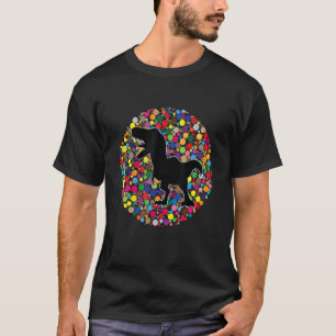 Dot Day Dinosaur Colourful Trex Dinosaur polka Dot T-Shirt