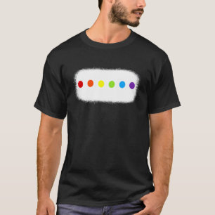 Dot Day Rainbow Polka Dot Gay Pride Colours Lgbtq  T-Shirt