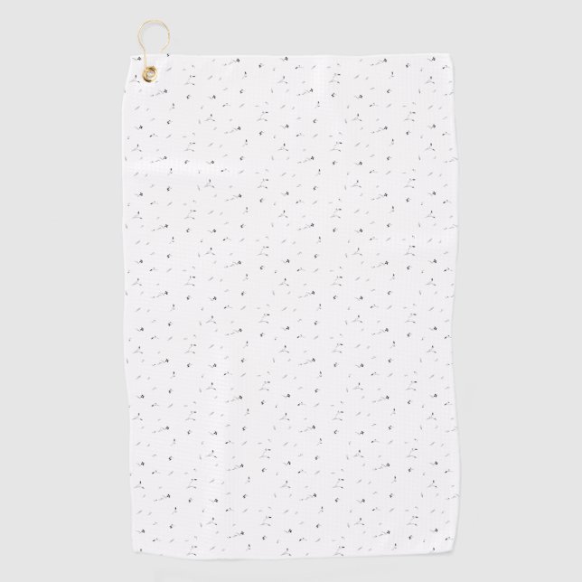 Dot Deisgn Ten Golf Towel (Front)