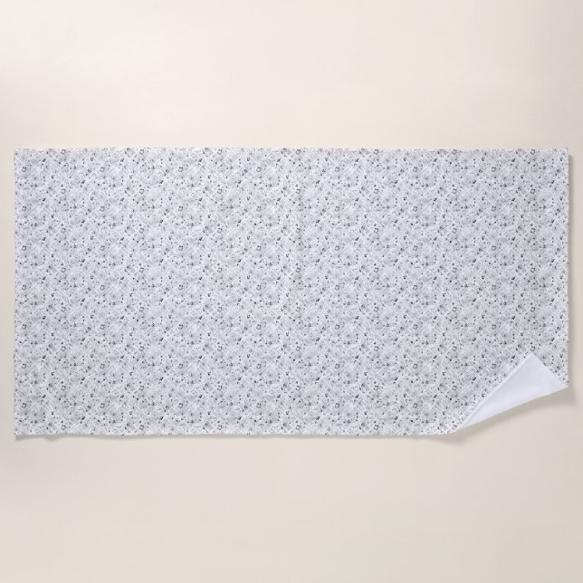 dot Design Nine Beach Towel (Front)