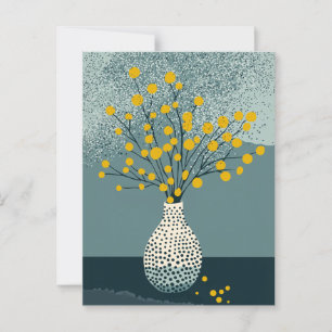 Dot Dot Flower #004 Postcard