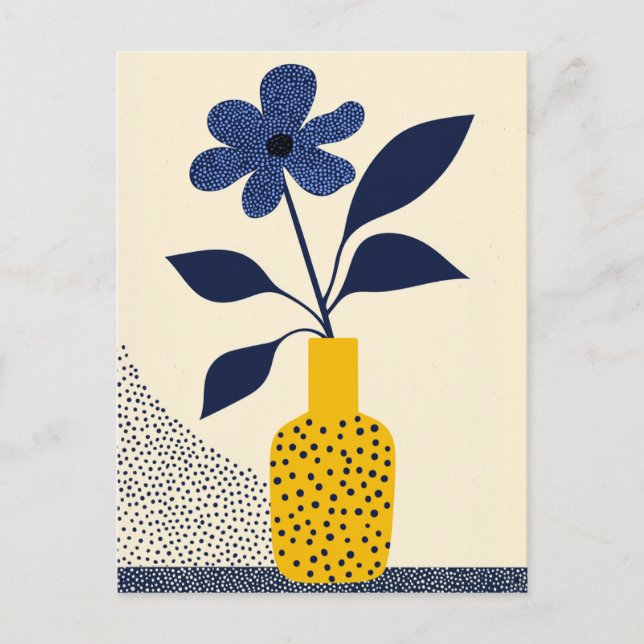 Dot Dot Flower #015 Postcard (Front)